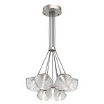 Mesa Cluster Pendant - Beige Silver / Mesa Clear