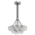 Mesa Cluster Pendant - Beige Silver / Mesa Clear