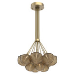 Mesa Cluster Pendant - Gilded Brass / Mesa Bronze