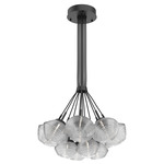 Mesa Cluster Pendant - Matte Black / Mesa Clear