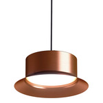 Maine Pendant - White / Metallic Copper