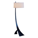 Stasis Floor Lamp - Bronze / Natural Anna