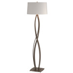 Almost Infinity Floor Lamp - Bronze / Flax