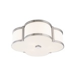 Chandler Ceiling Light Fixture - Polished Nickel / Opal