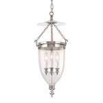 Hanover Pendant - Polished Nickel / Clear