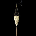 Cesendello Silk Wall Light - Brass / Ivory Classic Silk