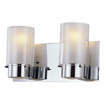Essex Bathroom Vanity Light - Chrome / Opal