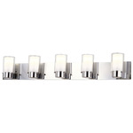 Essex Bathroom Vanity Light - Chrome/ Opal