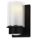 Essex Wall Sconce - Graphite / Opal