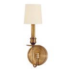 Cohasset Wall Sconce - Aged Brass / Cream