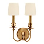 Cohasset Wall Sconce - Aged Brass / Cream