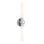 Cornwall Bathroom Vanity Light - Polished Chrome / Opal / Matte