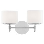 Trinity Bathroom Vanity Light - Polished Chrome / Opal / Matte
