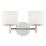 Trinity Bathroom Vanity Light - Polished Chrome / Opal / Matte