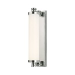 Sheridan Bathroom Vanity Light - Polished Nickel / Opal