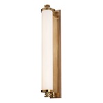 Sheridan Bathroom Vanity Light - Aged Brass / Opal
