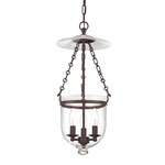 Hampton C1 pendant - Old Bronze / Clear