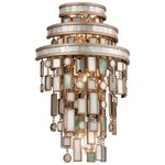 Dolcetti Wall Sconce - Silver / Shell / Crystal / Stainless Steel
