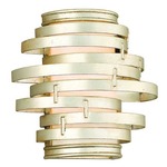 Vertigo Wall Sconce - Modern Silver / Citrine Ice