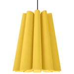 Olivia Pendant - Black / Yellow / Ash