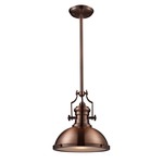 Chadwick Metallic Pendant - Antique Copper