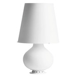 Fontana Glass Table Lamp - White / White