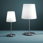 3247 Table Lamp - Nickel Plated / White