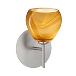 Tay Tay Wall Light - Satin Nickel / Honey