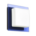Alex Wall Light - Bronze / Blue