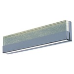 Fizz III Linear Bathroom Vanity Light - Polished Chrome / Etched Bubble