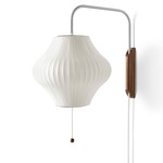 Pear Wall Sconce - Brushed Nickel / Walnut / White