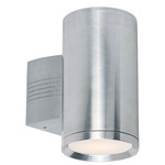 Lightray Plain Outdoor Wall Light - Brushed Aluminum