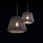 Ralph Outdoor Pendant - Metalized Brown / Brown