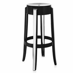 Charles Ghost Bar Stool - 2 Pack - Black