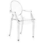 Louis Ghost Chair - 4 Pack - Transparent Crystal Clear