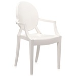 Louis Ghost Chair - 2 Pack - White