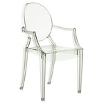 Louis Ghost Chair - 2 Pack - Transparent Crystal Green