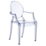 Louis Ghost Chair - 2 Pack - Transparent Ice Blue