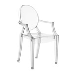 LouLou Ghost Child Chair - Transparent Crystal Clear