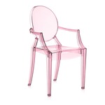 LouLou Ghost Child Chair - Transparent Pink