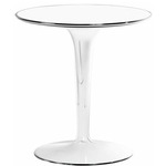 Tip Top Table - White / Transparent