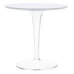 Tip Top Table - White / Transparent