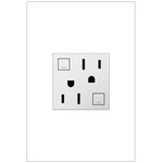 Tamper Resistant 15 Amp GFCI Outlet - White