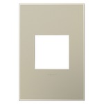 Adorne Plastic Screwless Wall Plate - Titanium