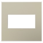 Adorne Plastic Screwless Wall Plate - Titanium