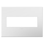 Adorne Plastic Screwless Wall Plate with Microban - Gloss White