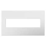 Adorne Plastic Screwless Wall Plate with Microban - Gloss White