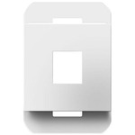 Adorne 2 Port Keystone Frame - White