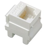 Cat 5e RJ45 Data/Phone Insert - White