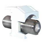 Adorne Video F Connector - White